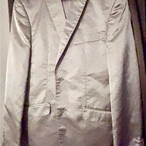 Elegant Silver Men's Suit